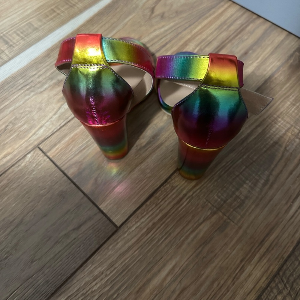 NWT Torrid rainbow heels - Picture 2 of 4